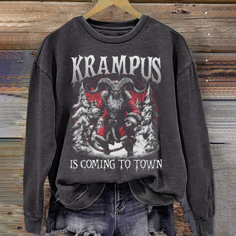 Krampus Is Coming To Town Sweatshirt