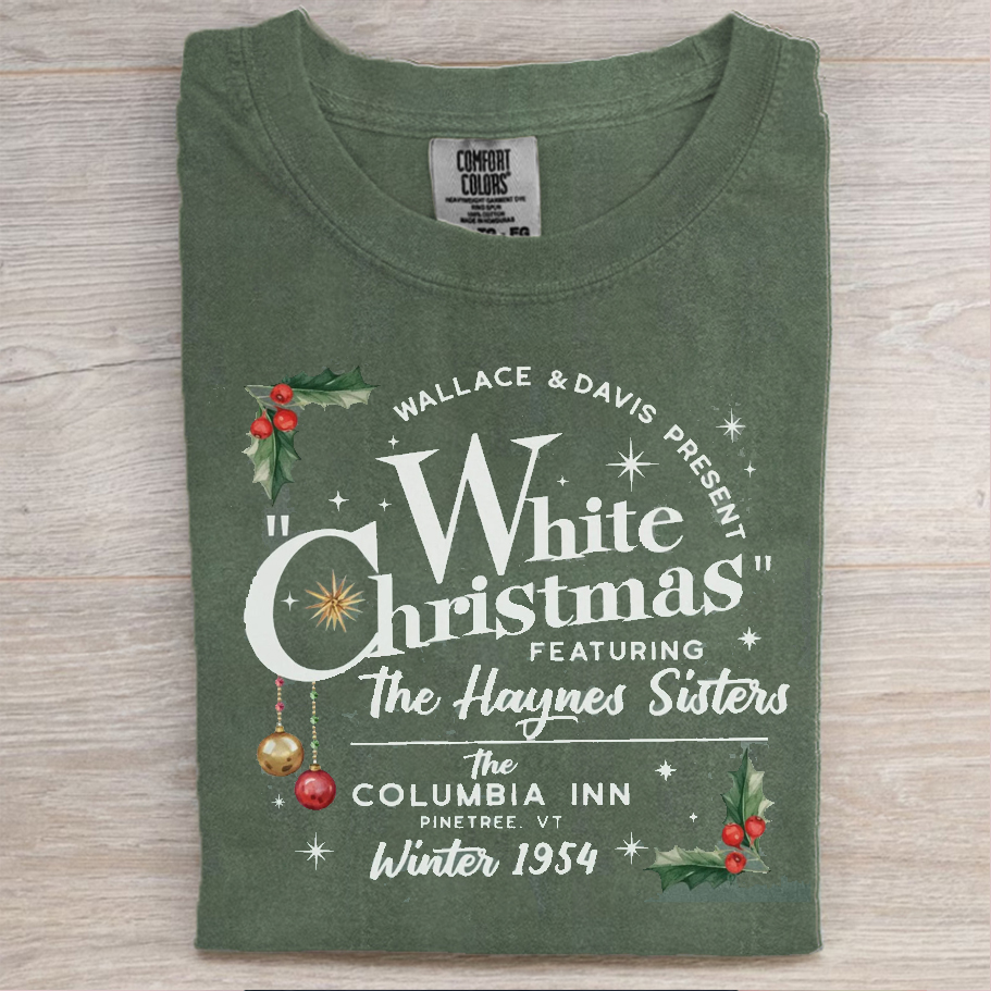 White Christmas Movie T-shirt