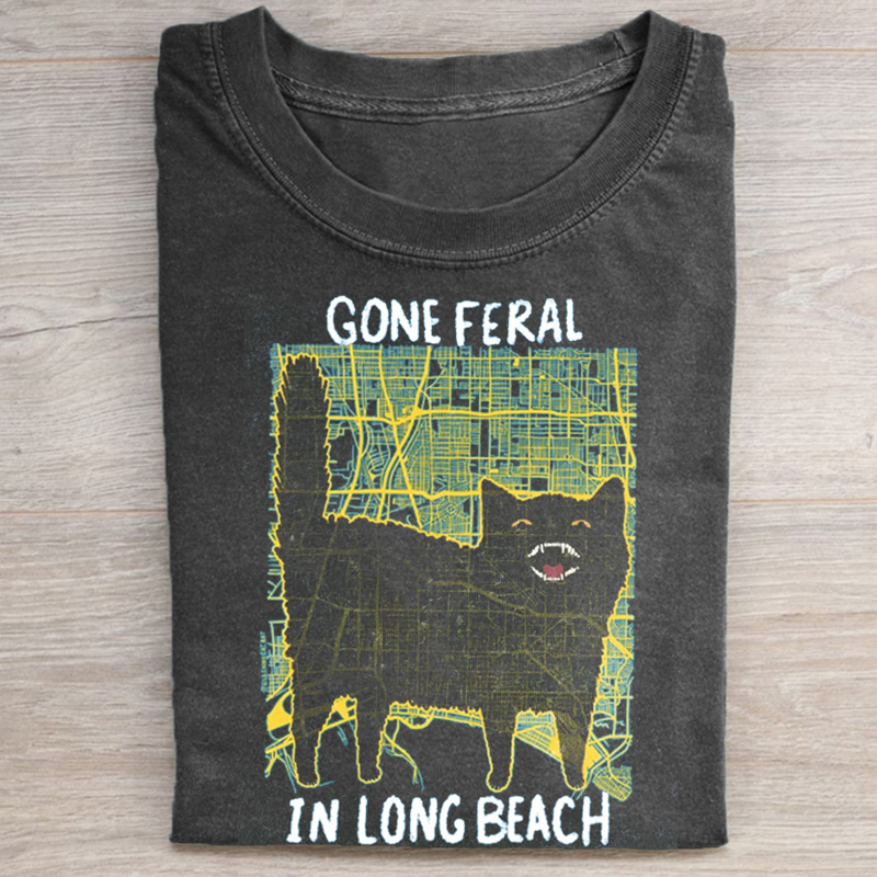 GONE FERAL LONG BEACH T-shirt