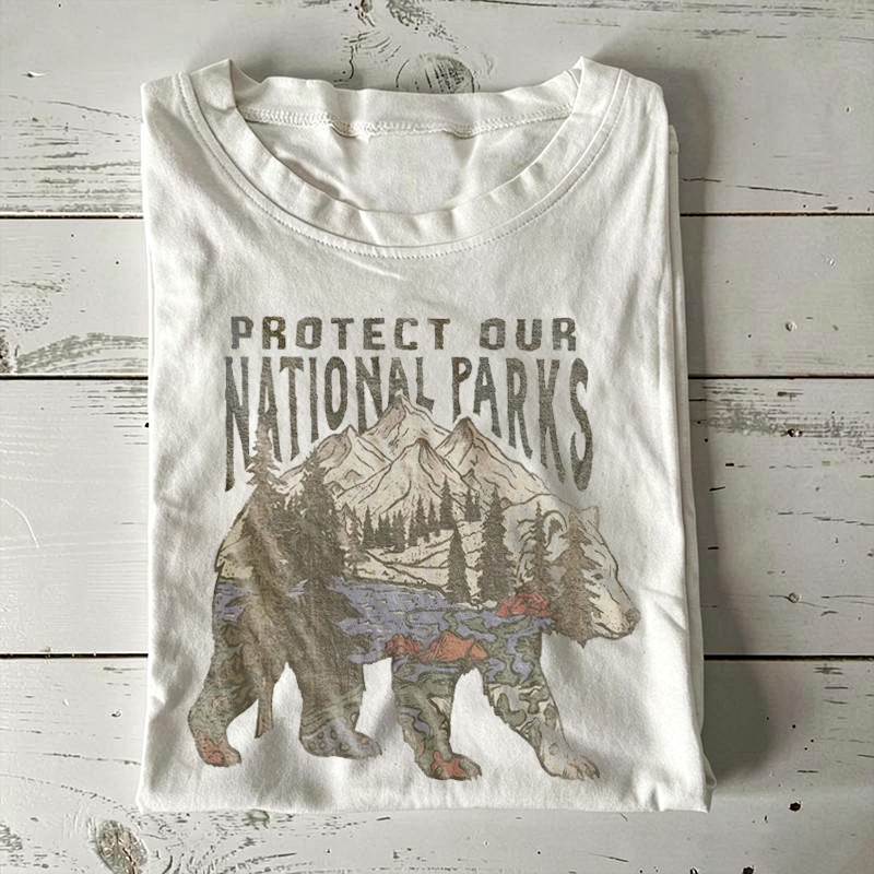 National Parks Bear Graphic T-shirt