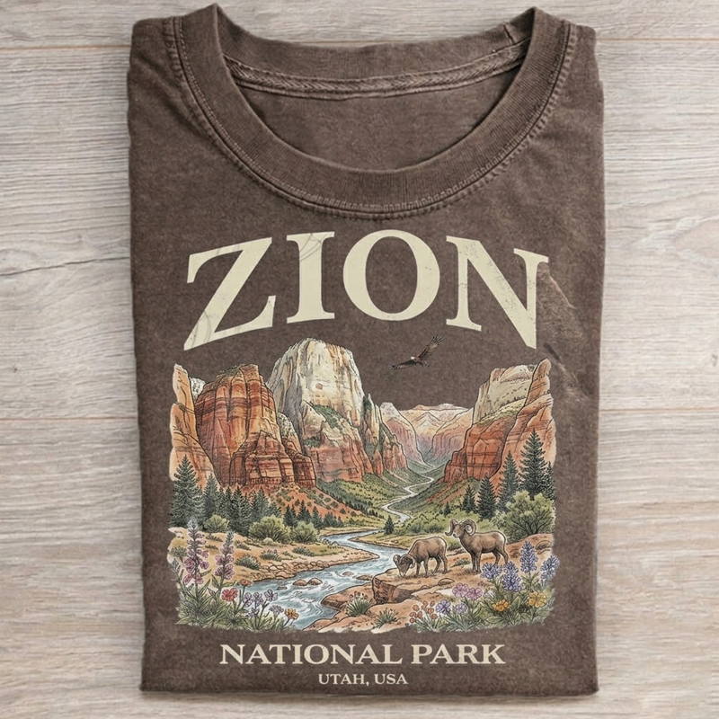 Zion National Park Vintage 90s Graphic T-shirt