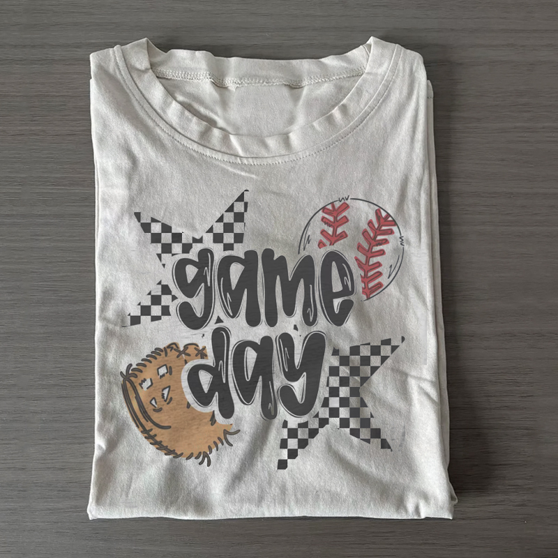 Baseball Game Day Mom T-shirt