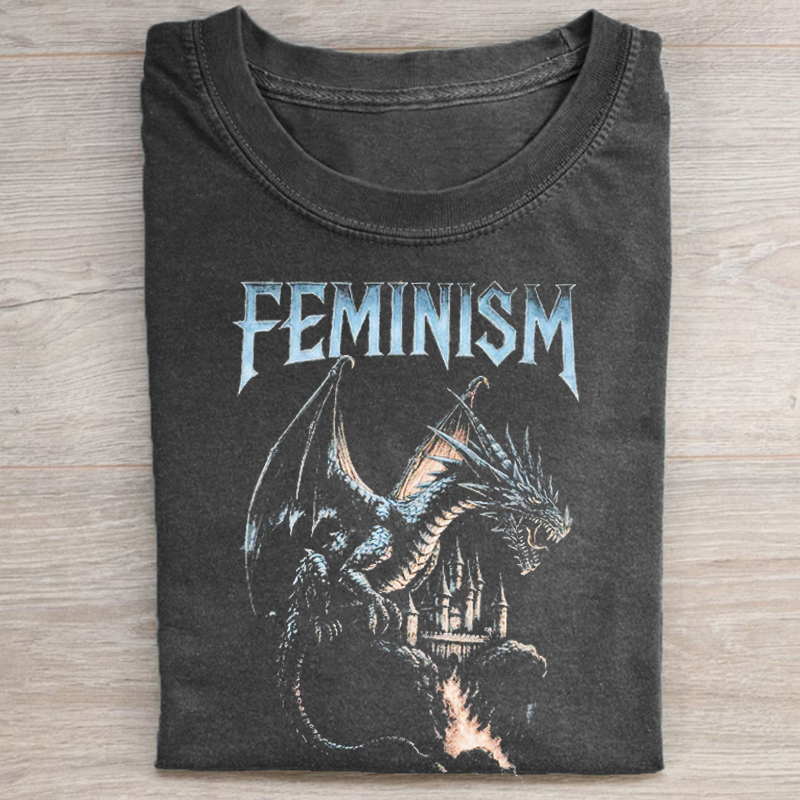 Feminism Dragon T-shirt