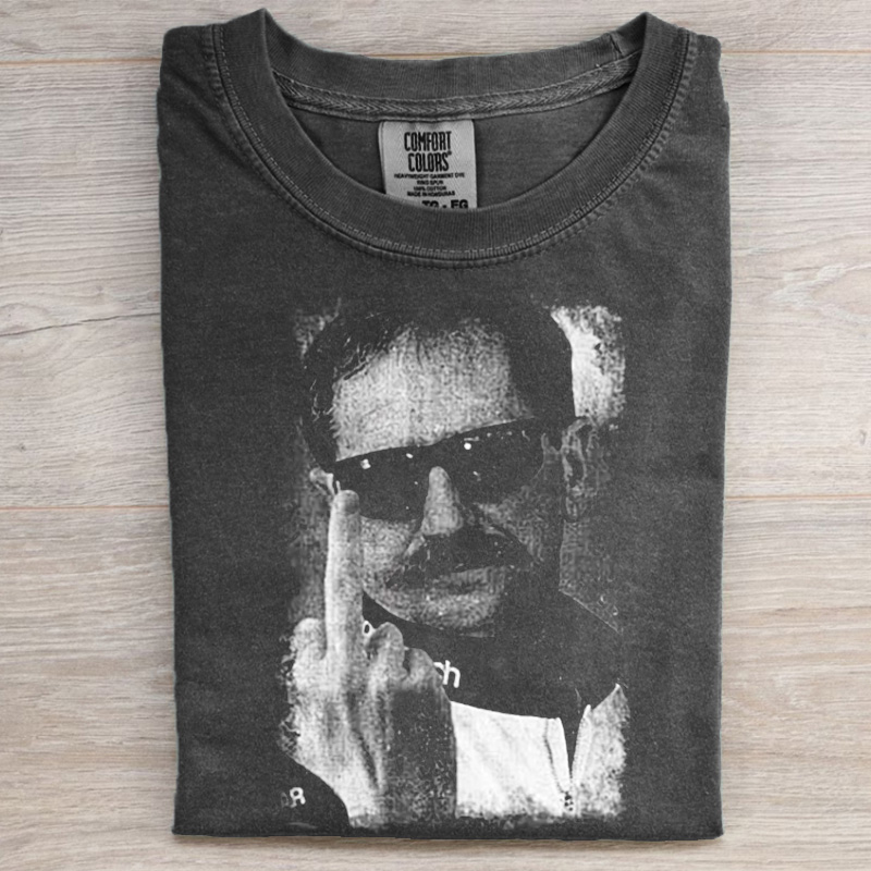 Retro Style Racing Middle Finger Unisex T-Shirt