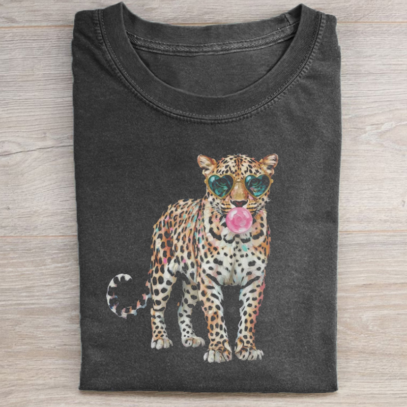 Leopard Bubblegum Sunglasses T-shirt
