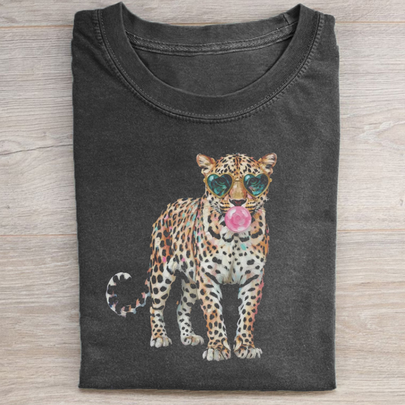 Leopard Bubblegum Sunglasses T-shirt
