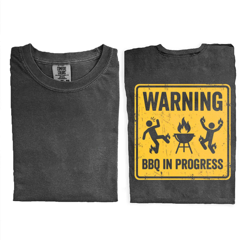 Warning BBQ In Progress T-shirt