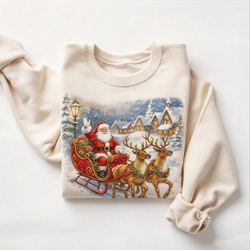 Retro Santa Sweatshirt
