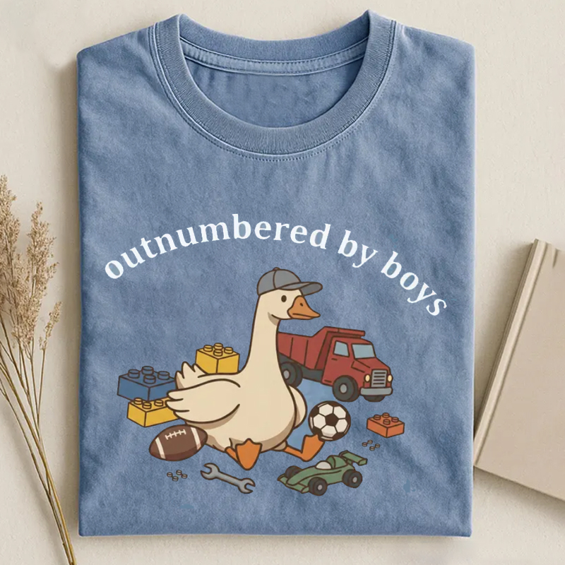 Funny Boy Mom Silly Goose T-shirt