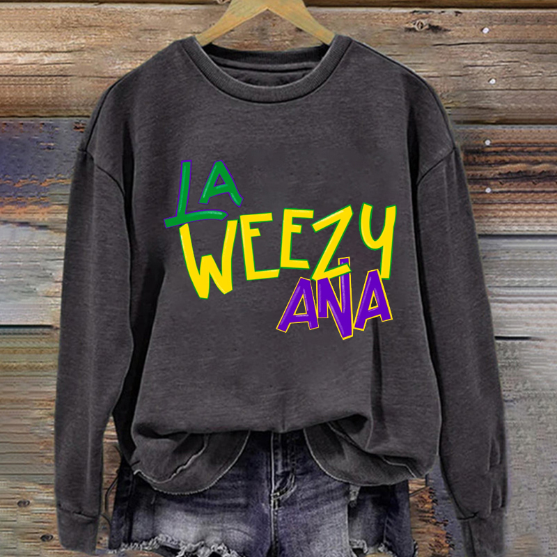 Retro Style Mardi Gras Sweatshirt