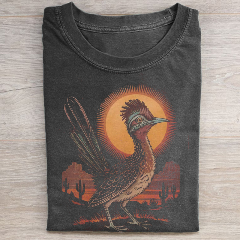 Vintage Desert Graphic Roadrunner T-shirt
