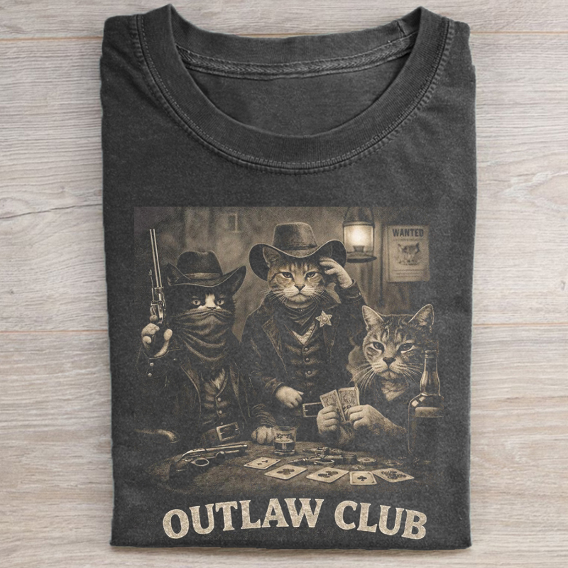 Outlaw Cat Club T-shirt