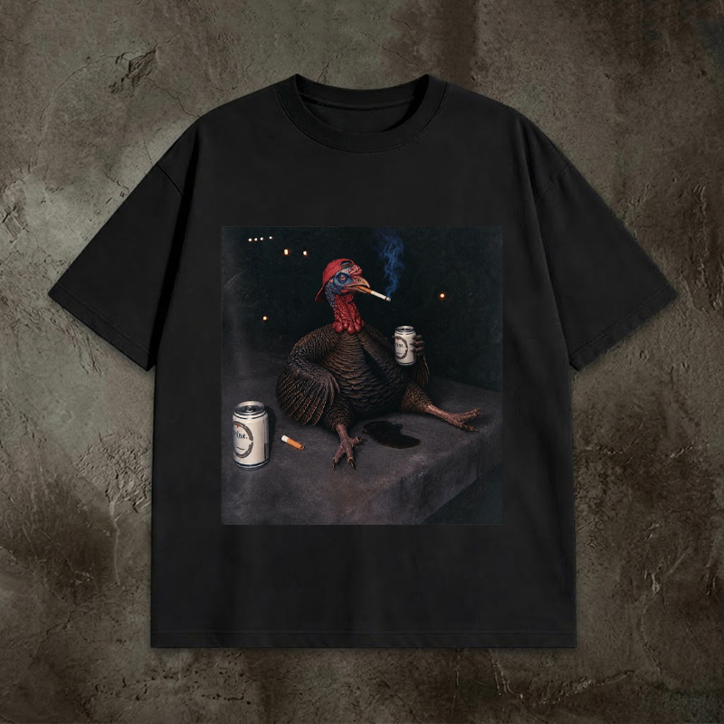 Funny Smoking Turkey Shirt