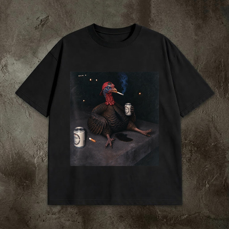 Funny Smoking Turkey Shirt