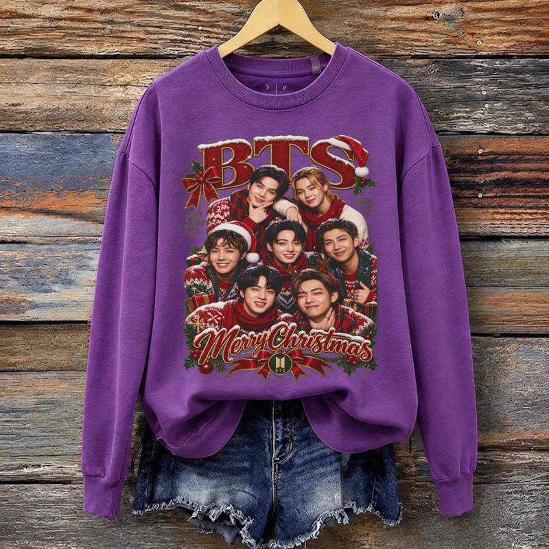 KPOP BOY GROUP Christmas Sweatshirt