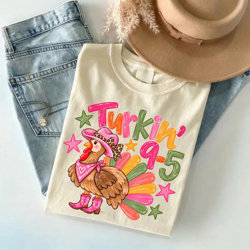 Dolly Inspired Turkin 9 to 5 T-shirt