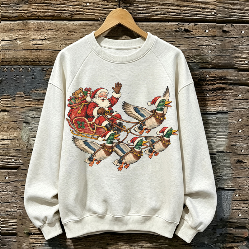 Mallard Duck Christmas Sweatshirt
