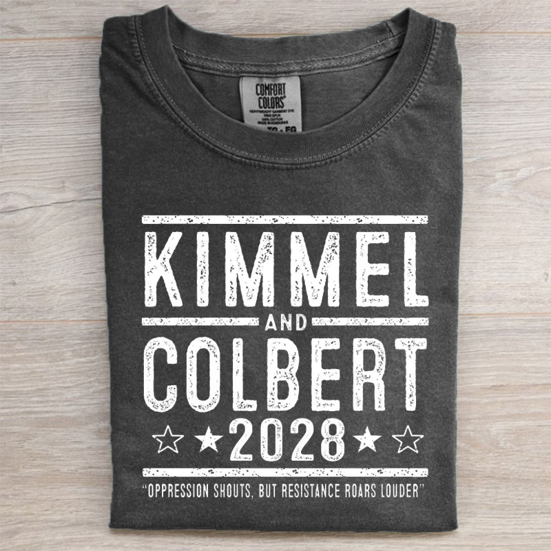 Kimmel & Colbert 2028 T-shirt