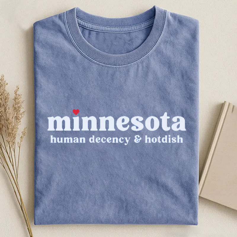 Minnesota Human Decency & Hotdish T-shirt