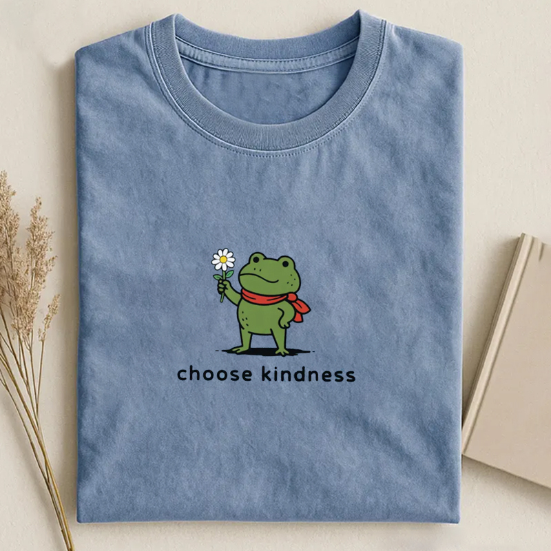 Choose Kindness Funny Frog T-shirt