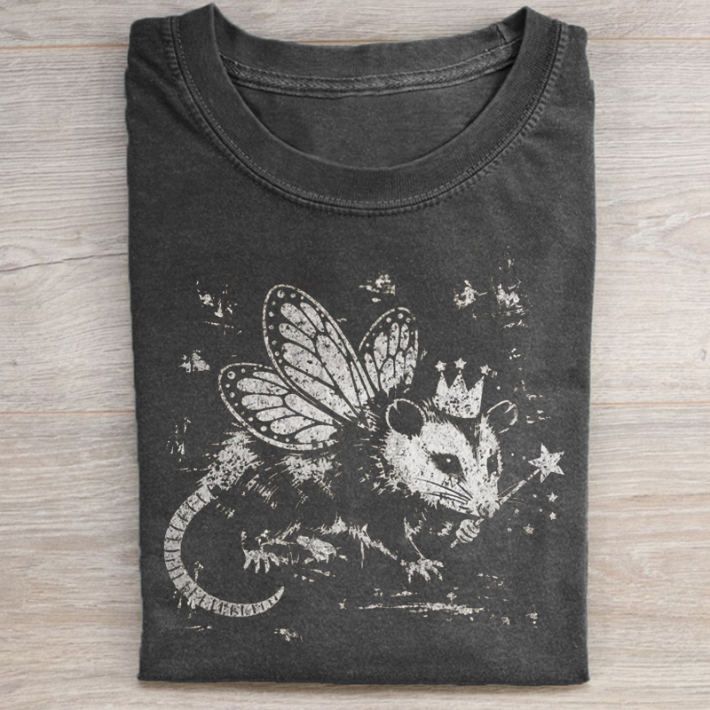 Funny Fairy Opossum Meme T-shirt