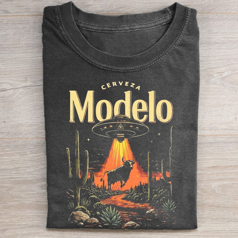 Vintage Alien Beer T-shirt
