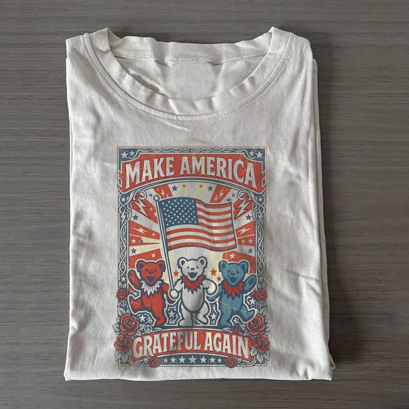 Deadhead Inspired 4th of July T-shirt