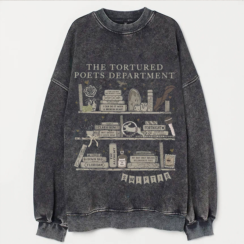 TTPD New Album Vintage Sweatshirt