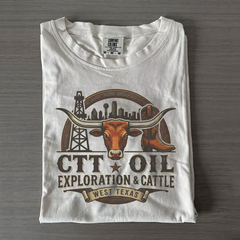 CTT Oil Exploration & Cattle T-shirt 