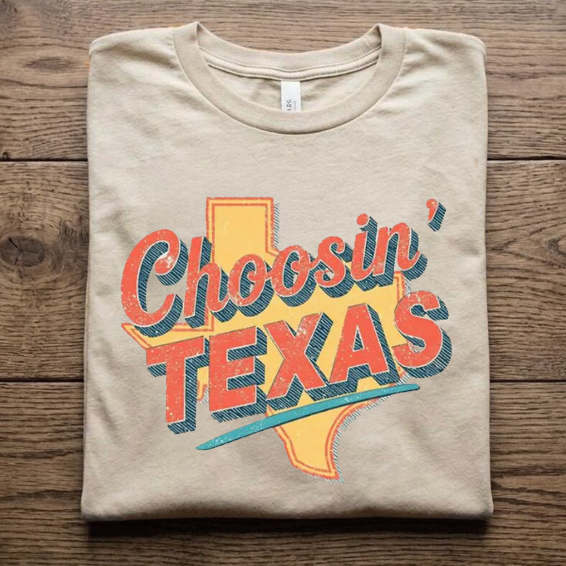 Choosin’ Texas Rope Script T-shirt