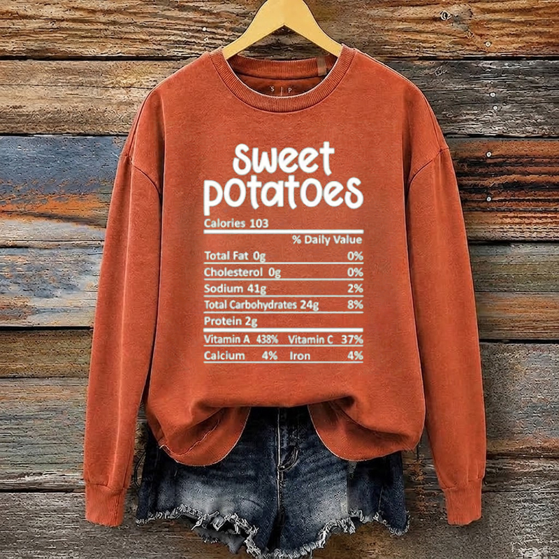 Nutrition Thanksgiving Food Sweatshirts