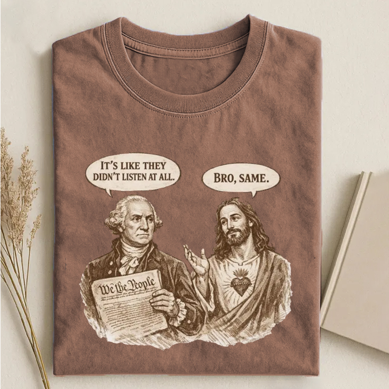 George Washington And Jesus T-shirt