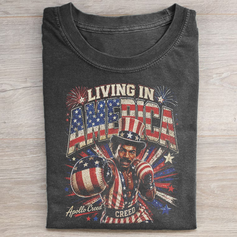 Living In America Rocky T-shirt