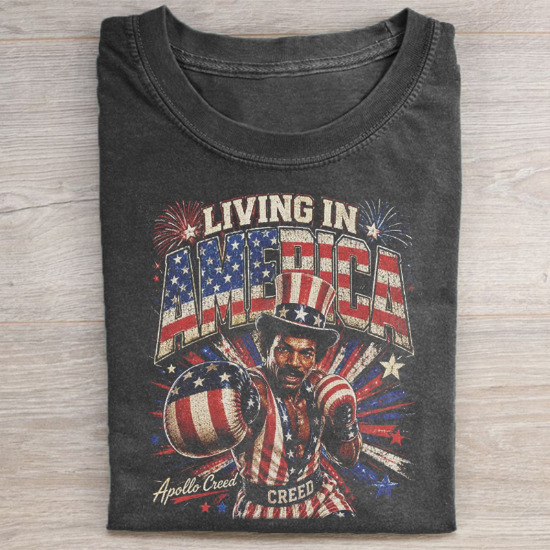 Living In America Rocky T-shirt