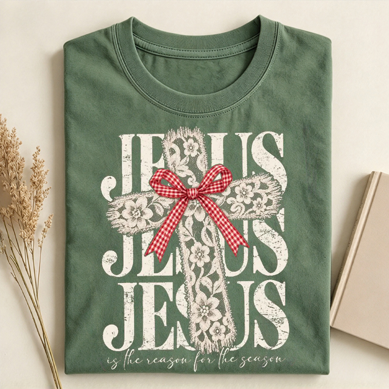 Retro Neutral Jesus Christian Christmas Shirt