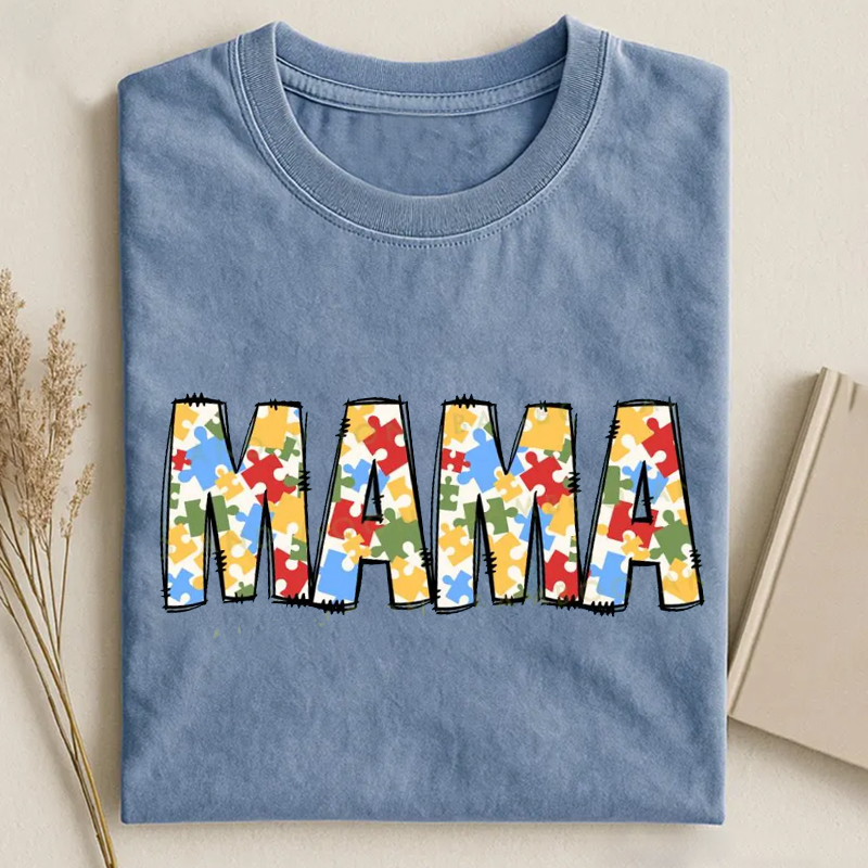 Autism Mama Puzzle T-shirt