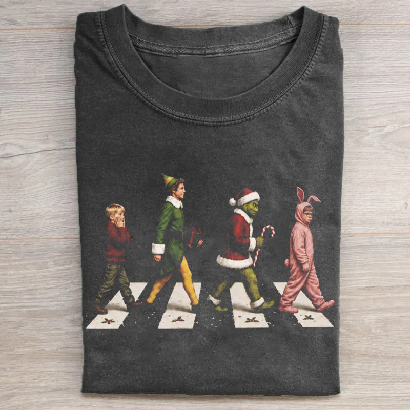 Vintage Christmas Movie Characters Shirt