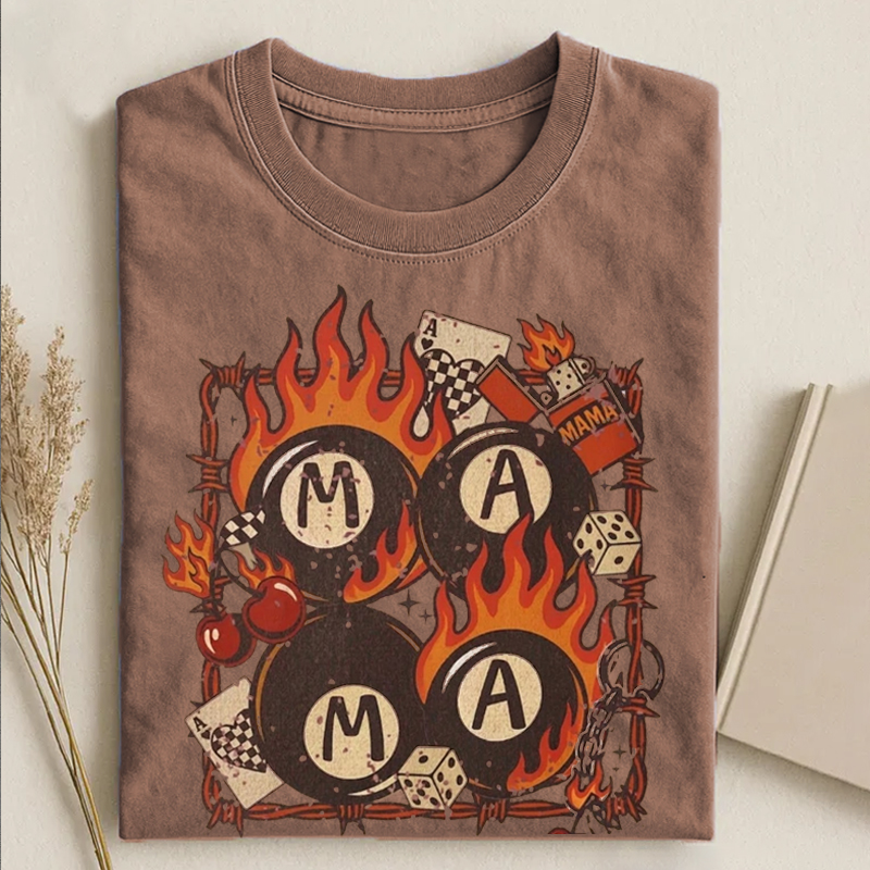 Grunge 8 Ball Mother T-shirt