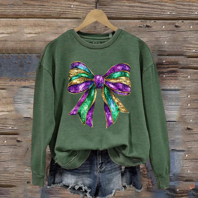 Retro Style Mardi Gras Sweatshirt