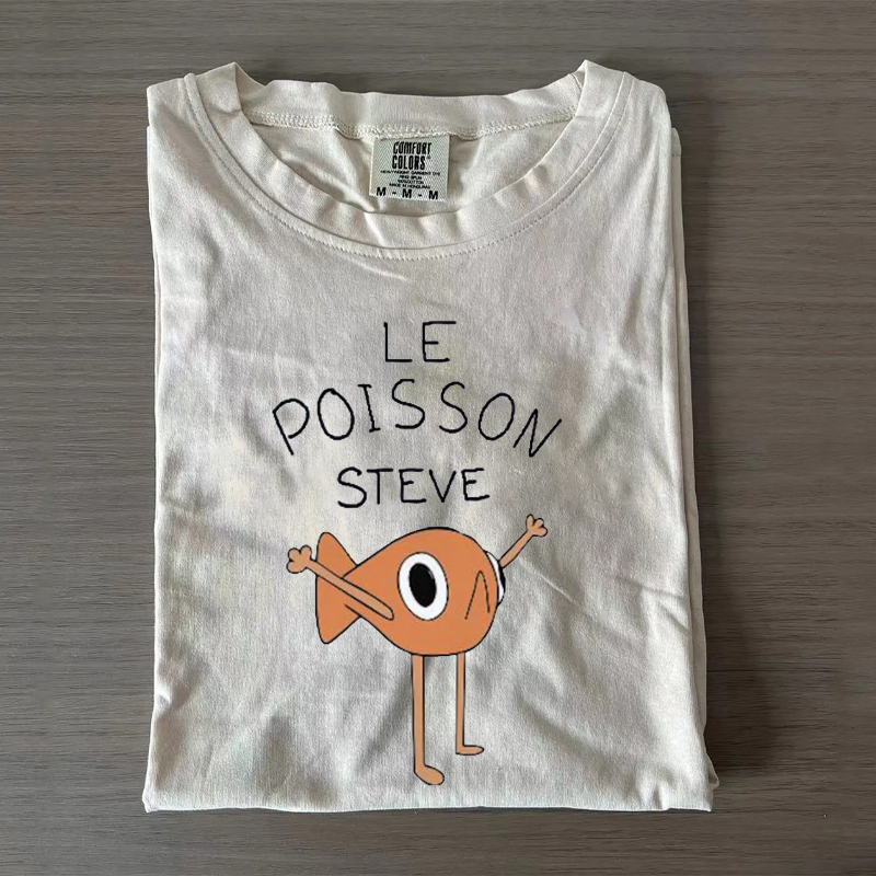 Le Poisson Steve Viral Meme Tiktok T-Shirt
