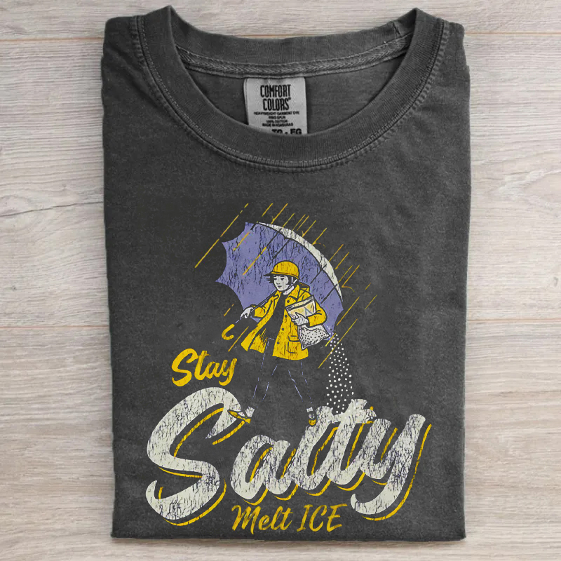 Subtle Anti Ice Stay Salty Protest T-shirt