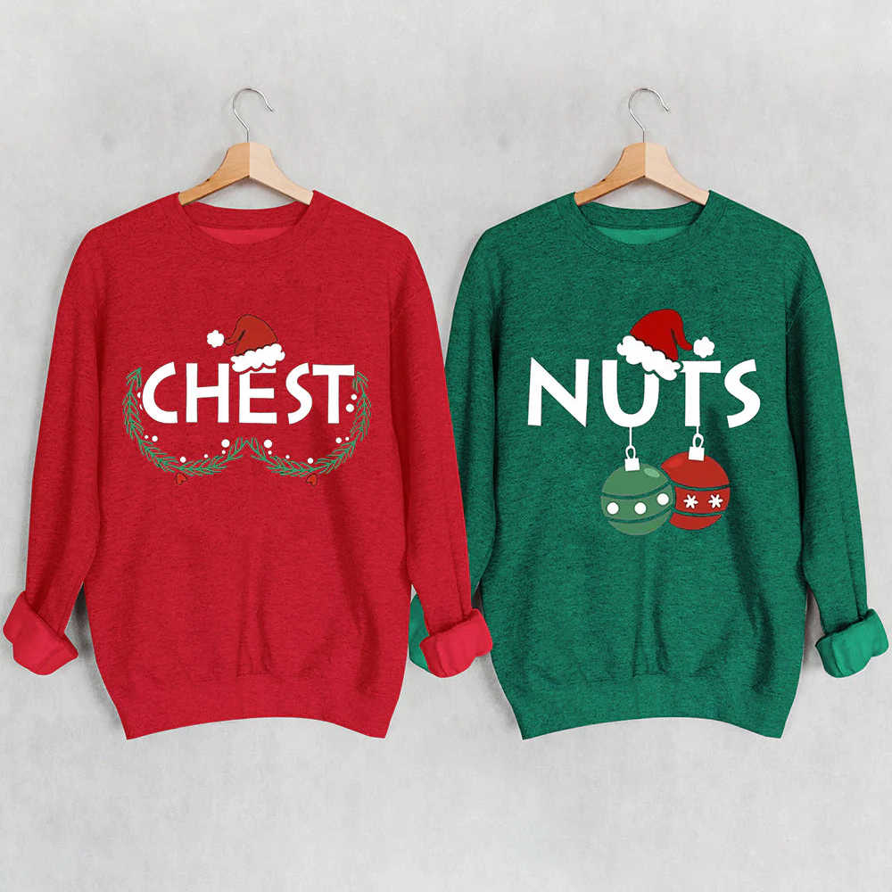 Chest Nuts Christmas Sweatshirt