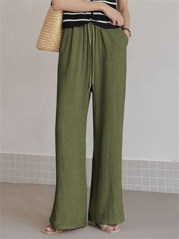 Monogram Cloud Wide-Leg Trousers - OBSOLETES DO NOT TOUCH 1AAY3N