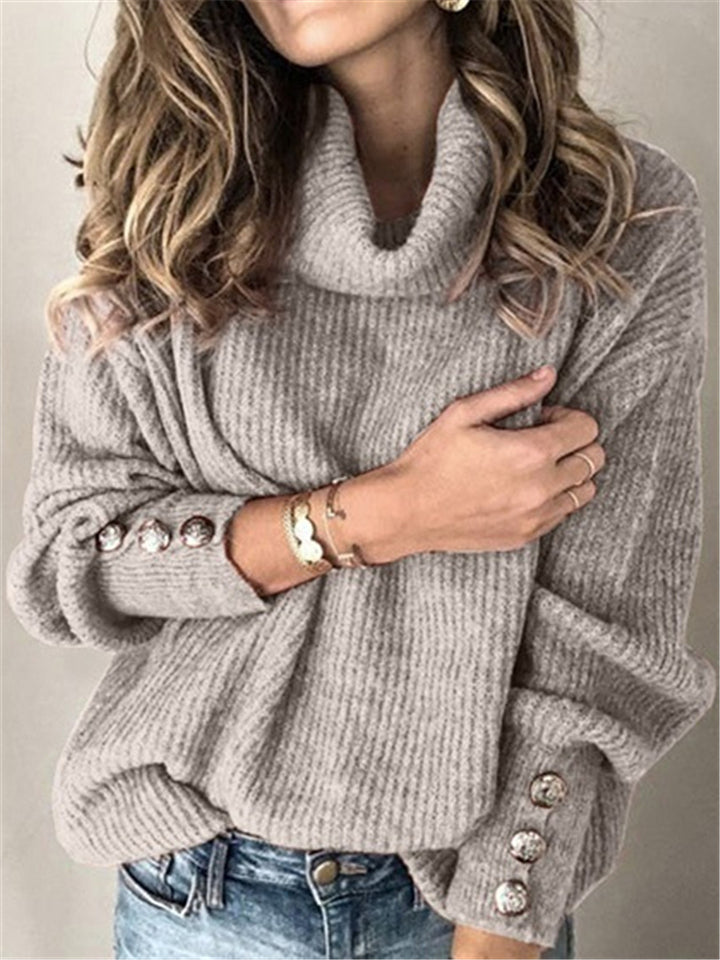 Women's Cute Fashion Turtleneck Pullover Sweater