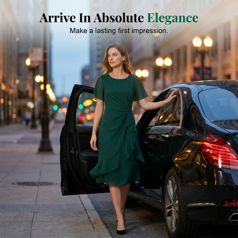 👗Elegant Fashion Solid Color Dress – Flattering Fit, Versatile Style & Comfortable Fabric 💃