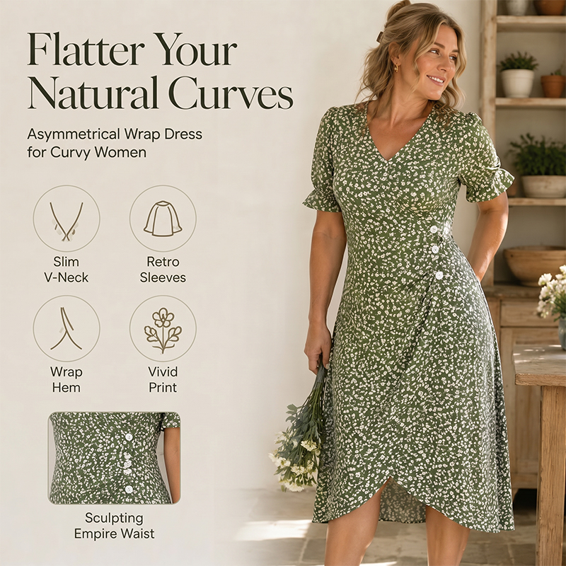 🌷Women's Floral V-neck Printed Dress