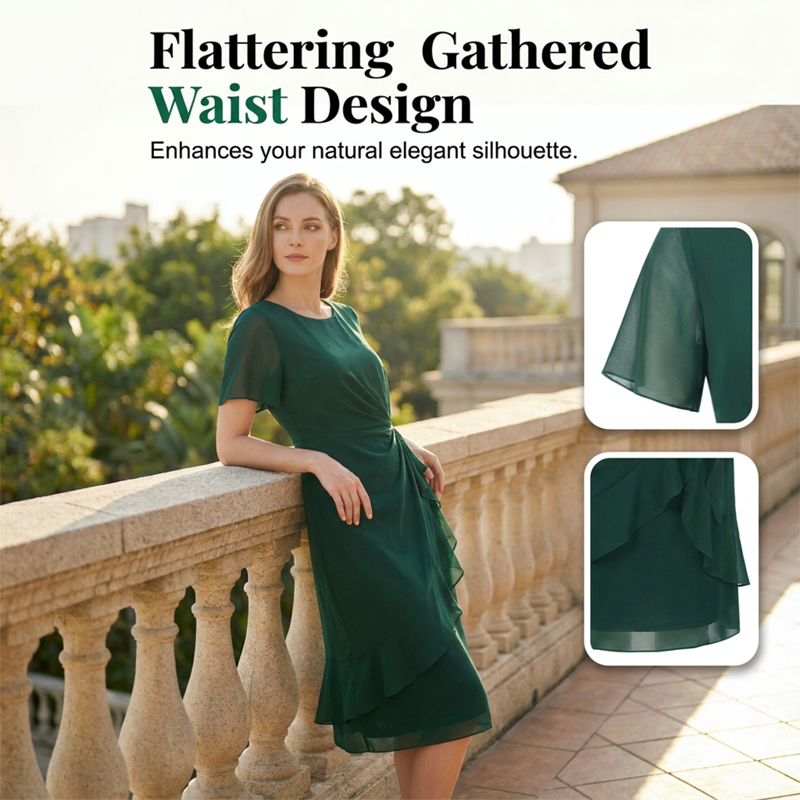 👗Elegant Fashion Solid Color Dress – Flattering Fit, Versatile Style & Comfortable Fabric 💃