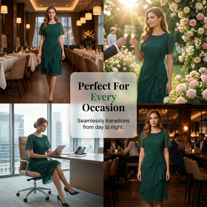 👗Elegant Fashion Solid Color Dress – Flattering Fit, Versatile Style & Comfortable Fabric 💃
