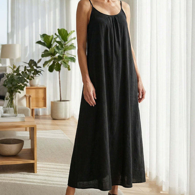 🏖️💕20K+ SOLD!⚡Women's Casual Backless Spaghetti Strap Maxi Dress🌟🌊