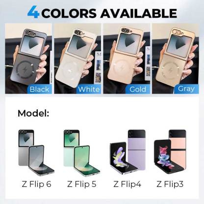🔥Electroplated Frosted Magnetic Case Cover for Samsung Flip Series